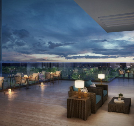 Rustomjee Uptown Urbania - Party Terrace