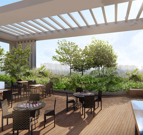 Rustomjee Uptown Urbania - Party Deck