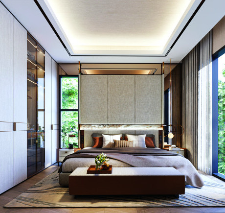 Rustomjee Crescent Master Bedroom