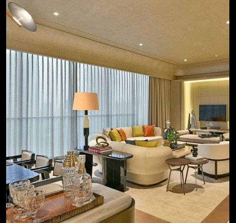 Living Room & Dining